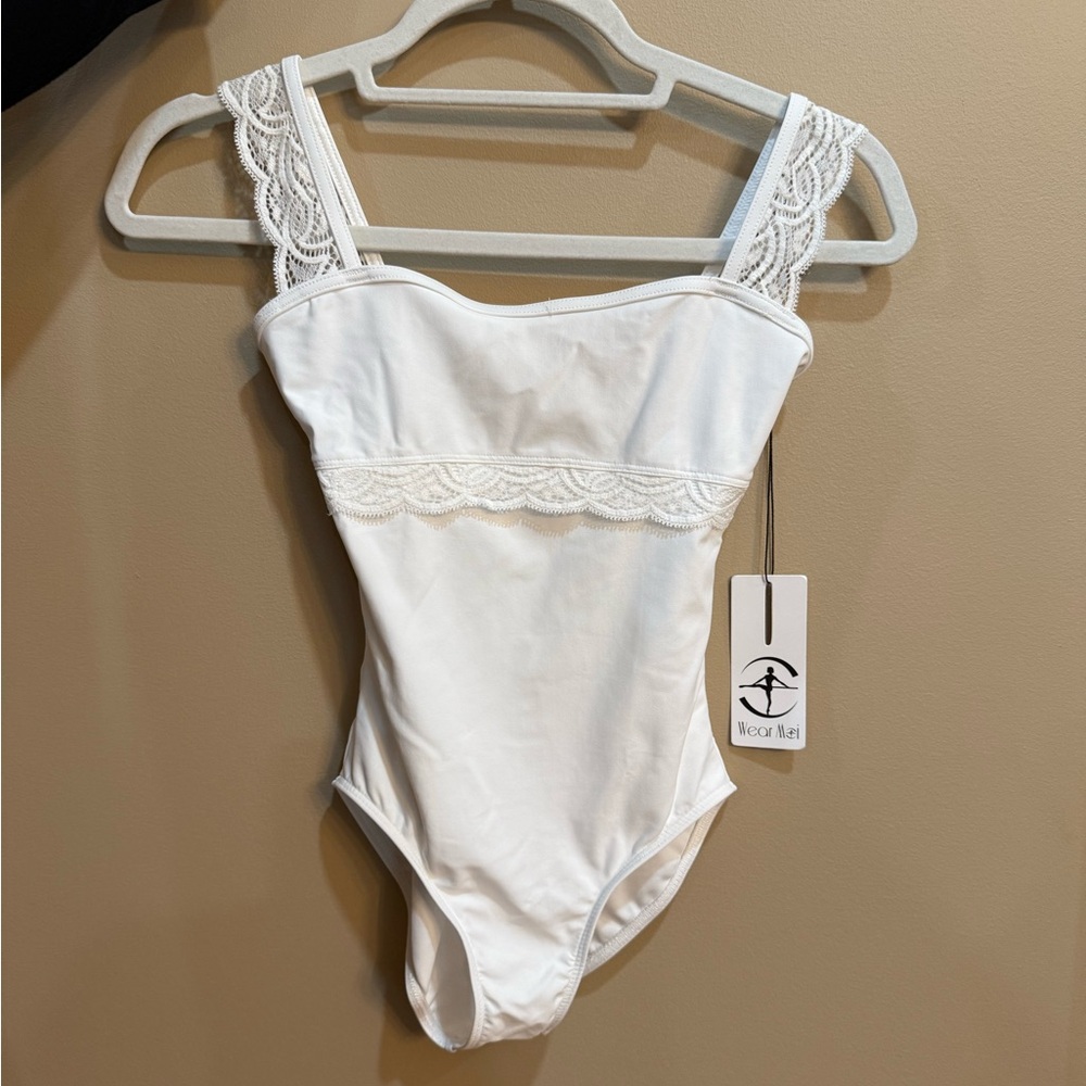 White Wear Moi Ballet Leotard